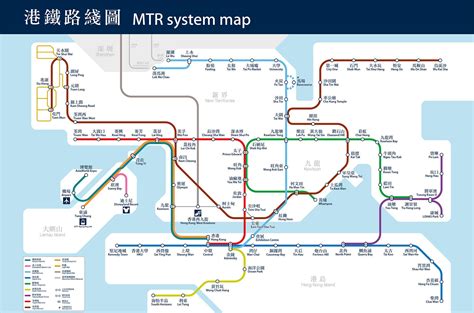 地鐵鐵路圖|港鐵路綫圖｜香港最新地鐵路線！站內街道圖、位置圖 